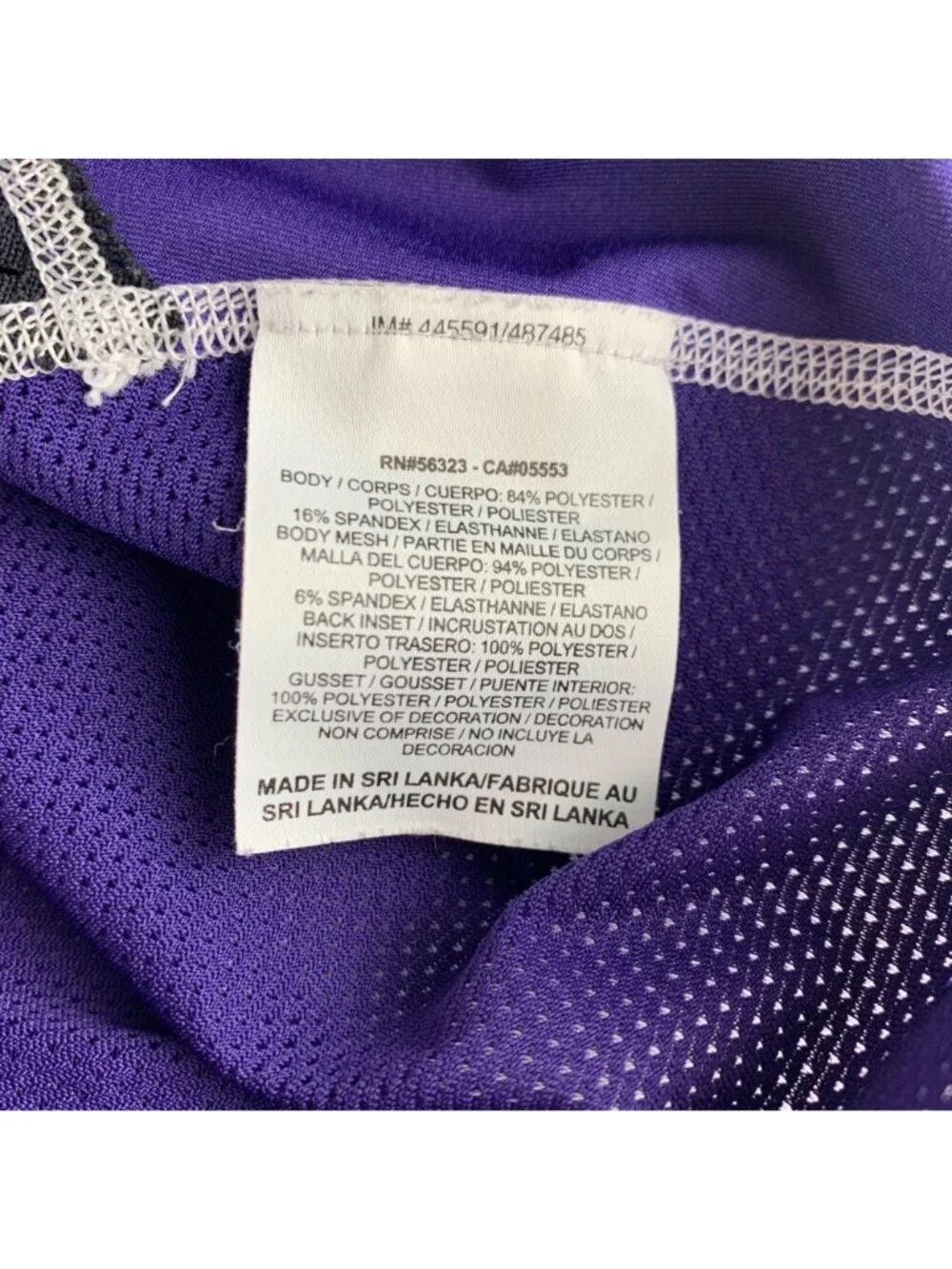 Baltimore Ravens NFL Purple Nike Dri Fit On Field Short Sleeve Athletic Shirt Me